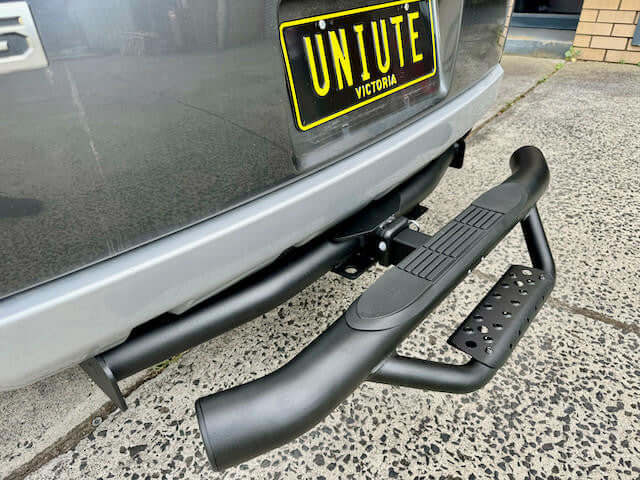 Universal Black Rear Hitch Step