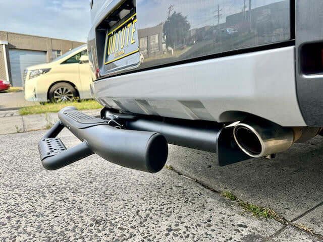 Universal Black Rear Hitch Step