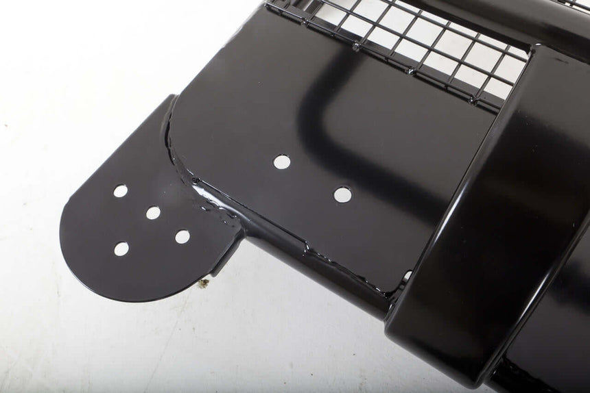 Universal Gutter Steel Wire Mesh Basket Roof Rack Black 1.6m