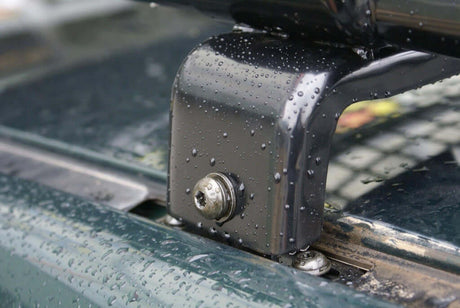 Universal Gutter Steel Wire Mesh Basket Roof Rack Black 1.6m