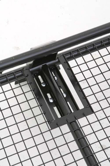 Universal Gutter Steel Wire Mesh Basket Roof Rack Black 1.6m