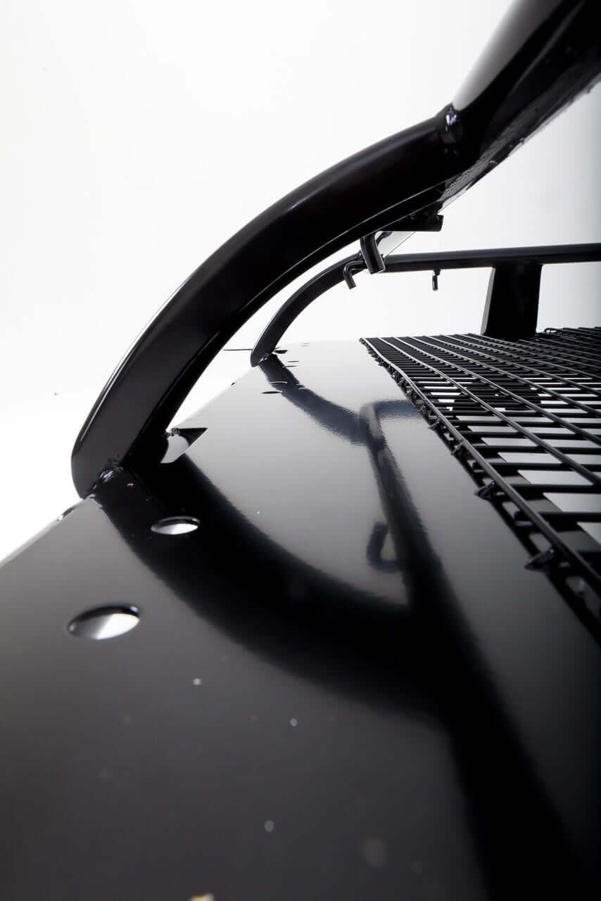 Universal Gutter Steel Wire Mesh Basket Roof Rack Black 1.6m