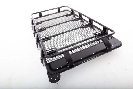 Universal Gutter Steel Wire Mesh Basket Roof Rack Black 1.6m