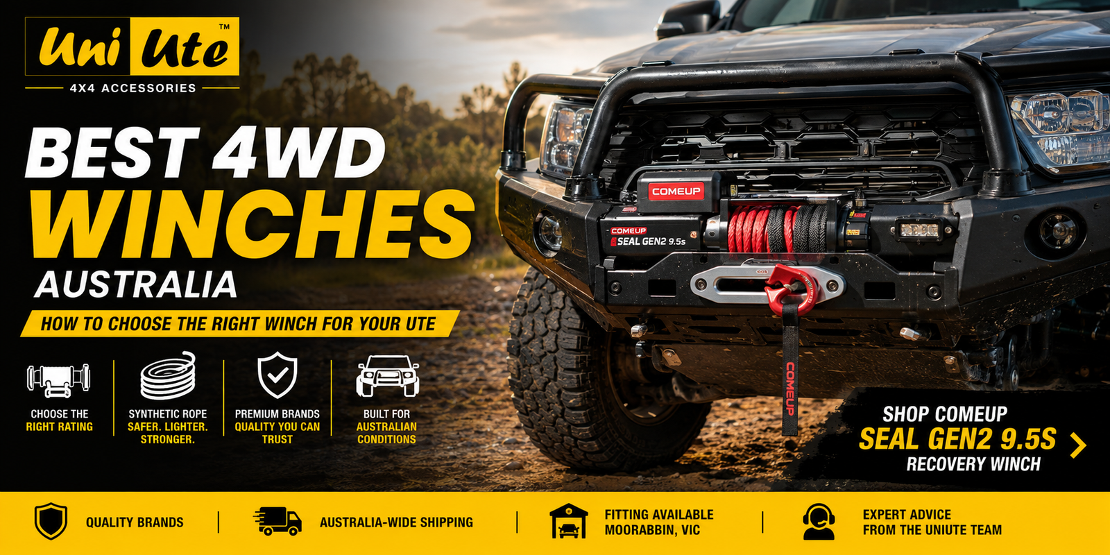 Best 4WD Winches Australia — How to Choose the Right Winch for Your Ute