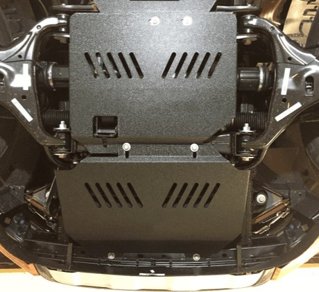 UniUte BASH SKID PLATES on 4x4 vehicle providing ultimate underbody protection.