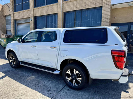 White Mazda BT-50 accessories, showcasing UniUte’s premium upgrades for Mazda BT50 Accessories.