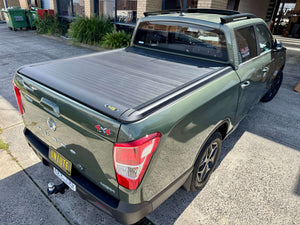 SsangYong Musso 2018+ with EGen2 Electric Shutter, showcasing the premium musso roller cover designed for short tub models.