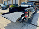 Sliding tray for RAM 1500 5.7 bed — fully extended showing complete access | UniUte