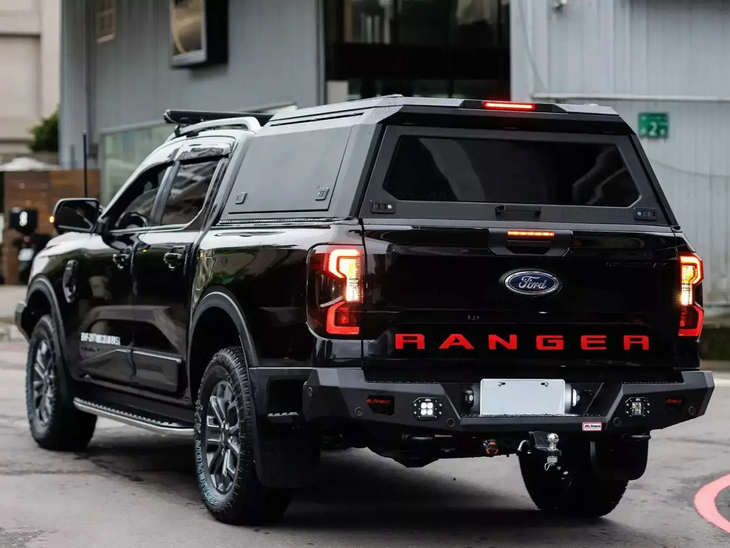 Stainless steel canopy Ford Ranger NextGen 2023, showcasing UniUte quality and design. Keywords: canopy ford ranger.