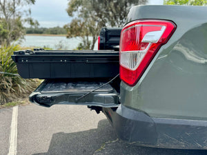 SsangYong Musso drawers installed in XLV Long Tub 2018-2025 for weatherproof storage