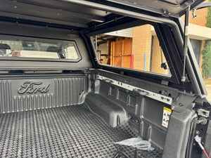 UniUte stainless steel canopy for Ford Ranger NextGen 2022–2026 — fitted on a dual cab ute