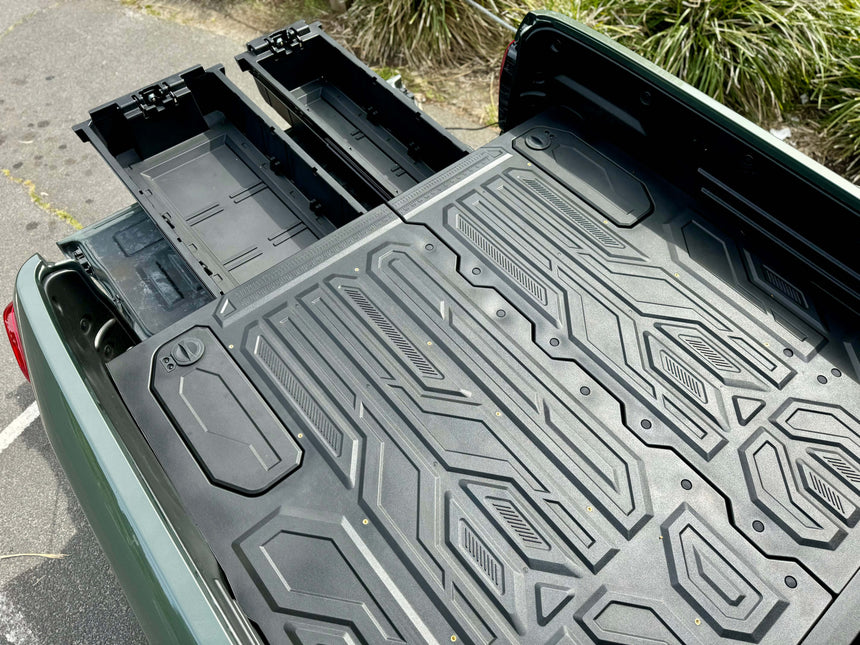 SsangYong Musso Drawers XLV 2018-2025 Weathertight Ute Drawer System open view