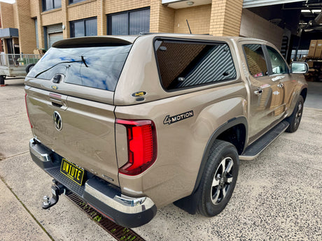 Fibreglass canopy for Volkswagen Amarok 2023-2026 — installed on ute | UniUte
