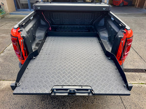 Sliding Tray for BYD Shark 6 2025+ showcasing the utility and cargo capacity of the plug-in hybrid ute