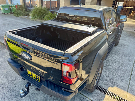 Ford Ranger NextGen 2022+ quad-fold hard lid — available at UniUte Australia