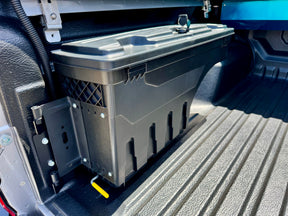 Mitsubishi Triton MV 2024+ tool box — smart swing-out ute storage installed | UniUte