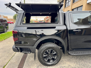 Ford Ranger NextGen canopy — interior view showing headroom and tub space