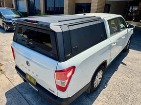 KGM Musso Canopy XLV (Long Tub) stainless steel ute canopy from UniUte