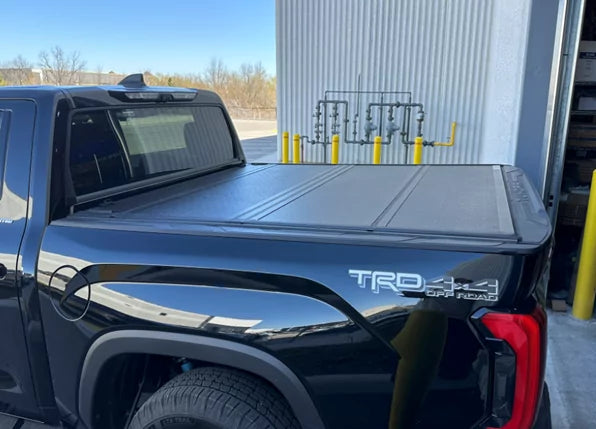 Quad-Fold Hard Lid Tonneau Cover For Toyota Tundra 5'5" 2023-2026 - UniUte