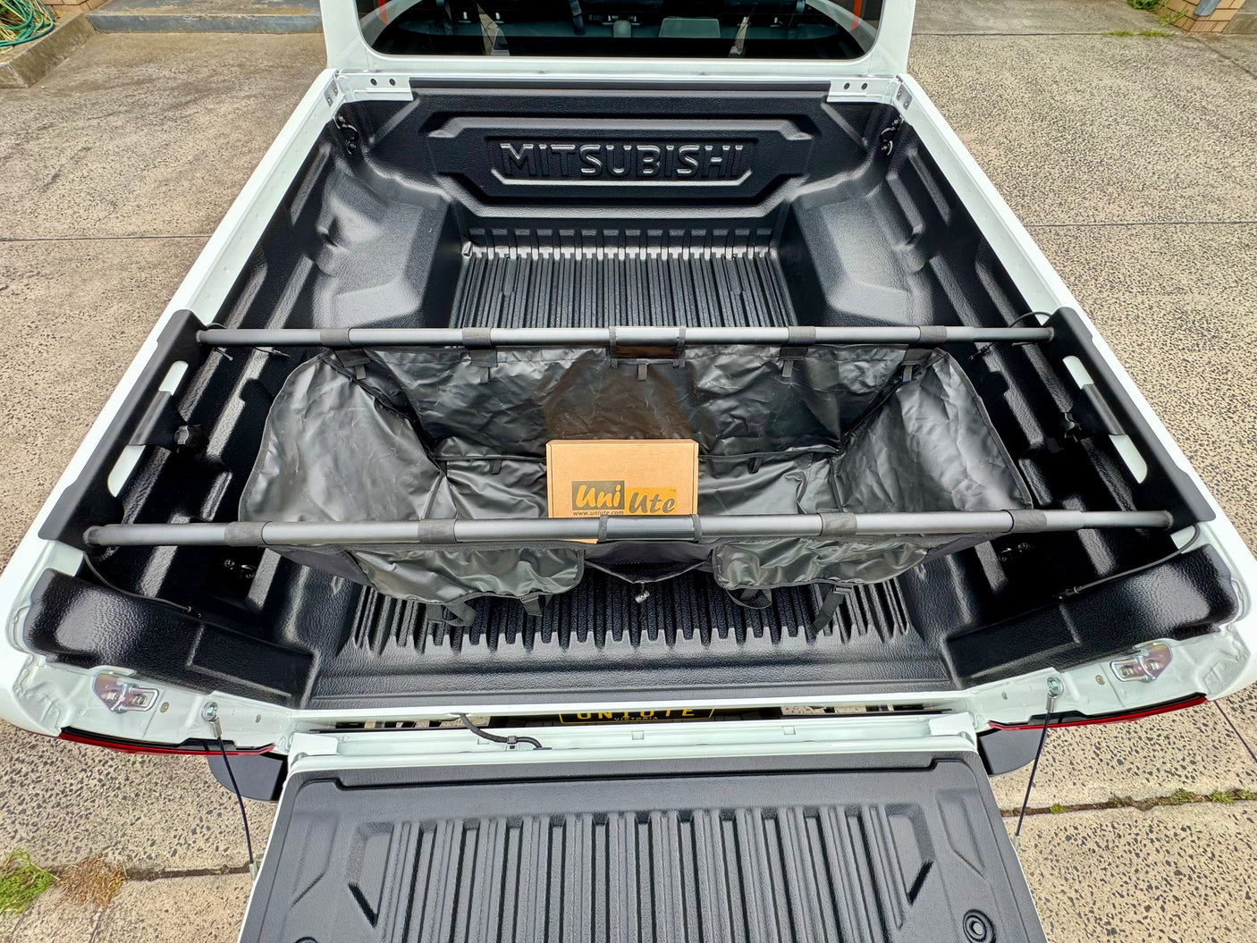 Ute tub organiser hammock — available at UniUte Australia