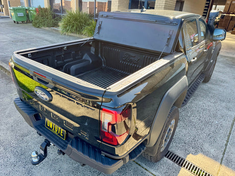 Quad-fold hard lid for Ford Ranger NextGen 2022+ — installed closed | UniUte