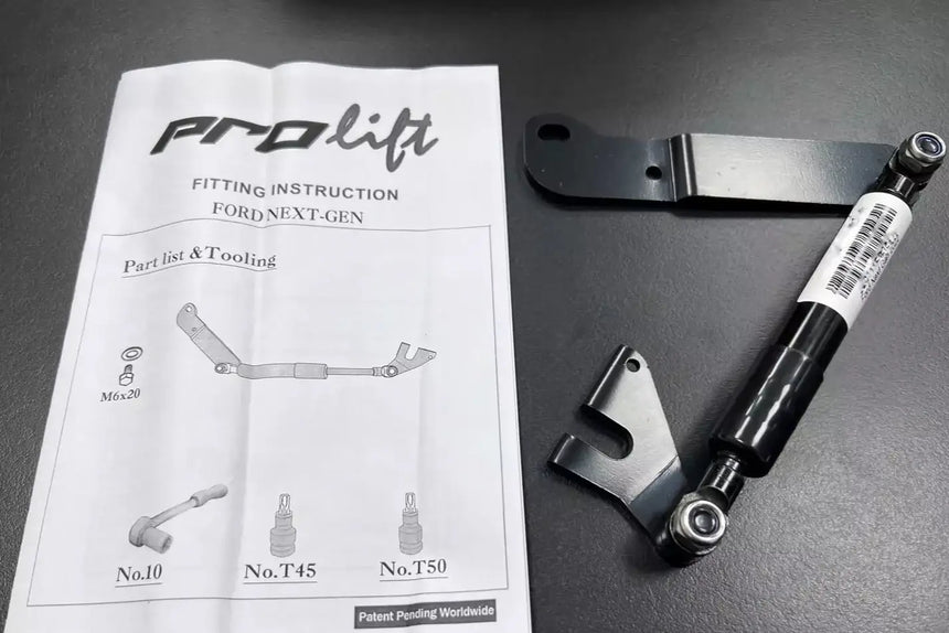 ProLift Tailgate Assist For Ford Ranger NextGen 2022+ - UniUte