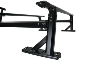 Heavy Duty Aluminium Ladder Rack adjustable ute rack for roller covers, showcasing robust design and installation on a ute