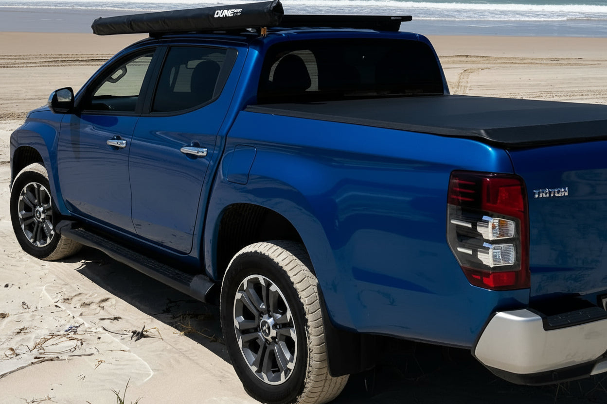 Triton tonneau cover for Mitsubishi MQ & MR 2015-2024 soft roll up bed truck accessory