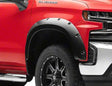 Textured fender flares for Chevrolet Silverado 1500 2019-2026 — installed front view | UniUte
