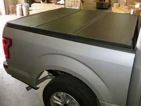 Tri-fold hard lid for Ford F-150 5.5 bed 2015-2026 — installed closed | UniUte