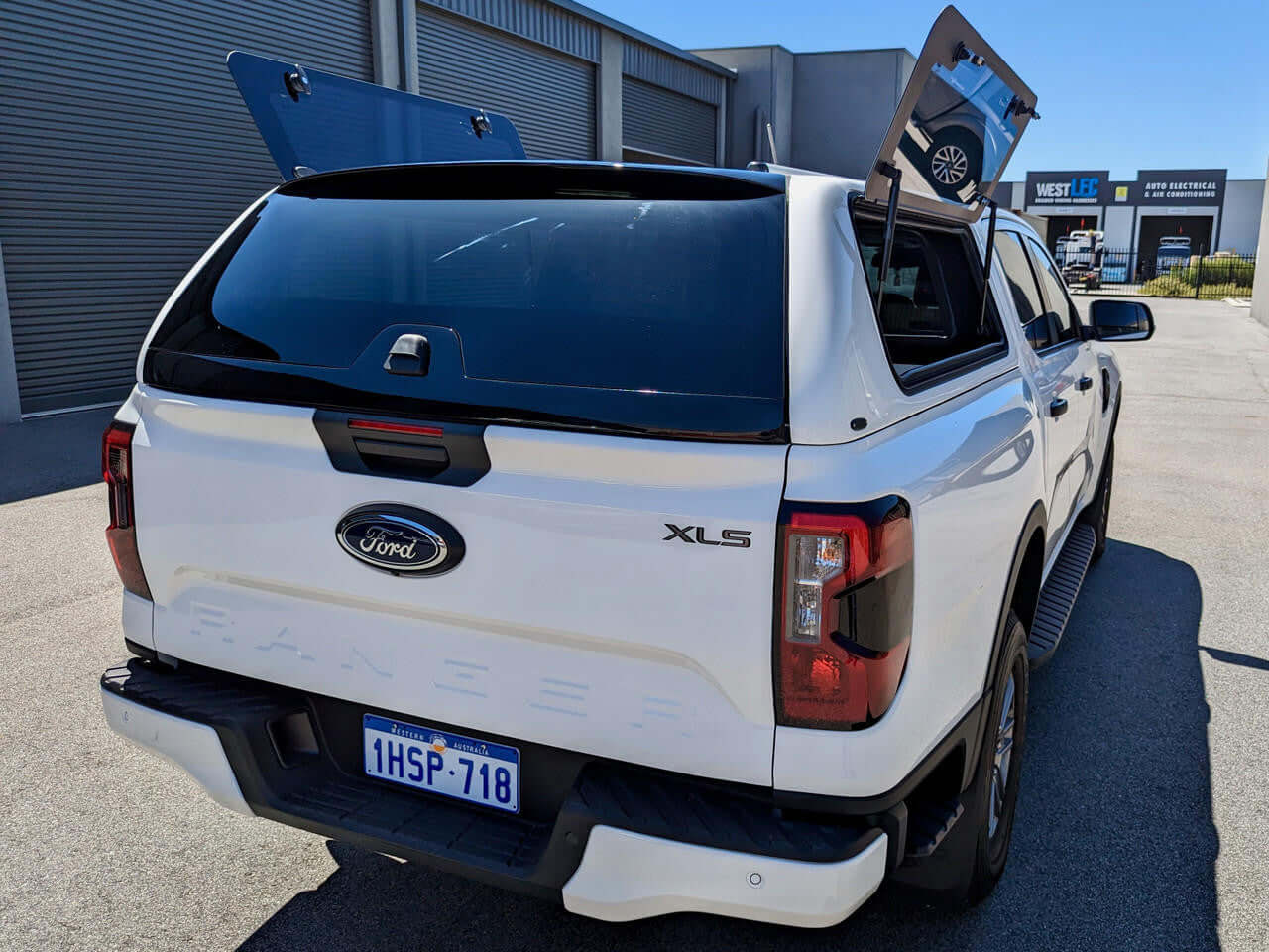 Ford Ranger canopy on NextGen RA 2022-2025 for enhanced style and utility