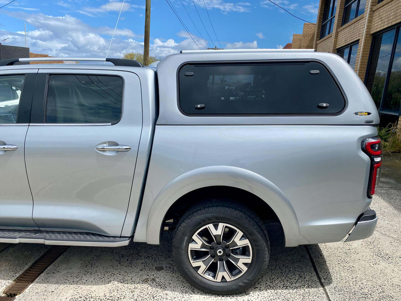 Silver GWM Cannon Canopy for 2020-2025 models, showcasing enhanced design and functionality.