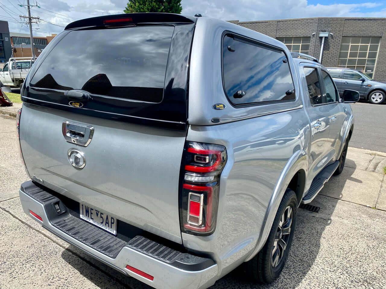 Silver GWM Cannon Canopy 2020-2025, showcasing premium canopy design and functionality.