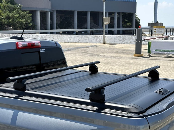 Cross bars for UniUte roller shutters — installed on Gen2 shutter on ute | UniUte