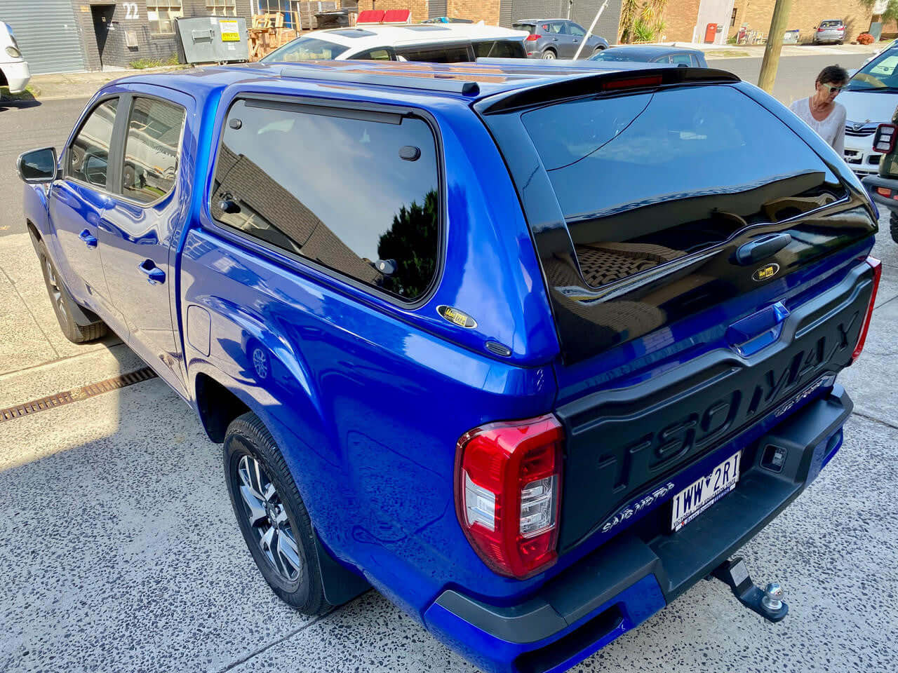 Blue LDV T60 canopy, 2017-2025 model, parked in driveway