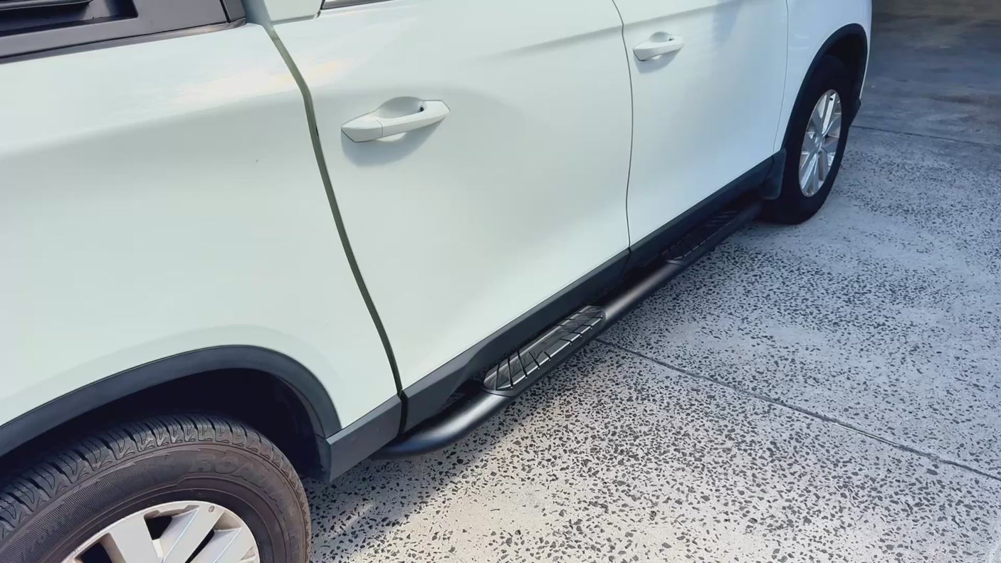 SsangYong Musso Black Side Bars Side Steps 2018-2025