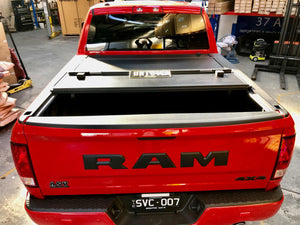 RAM 1500 Quad-Fold Hard Lid Tonneau Cover for Dodge RAM 1500 DS 2009-2023 5,7' BED 