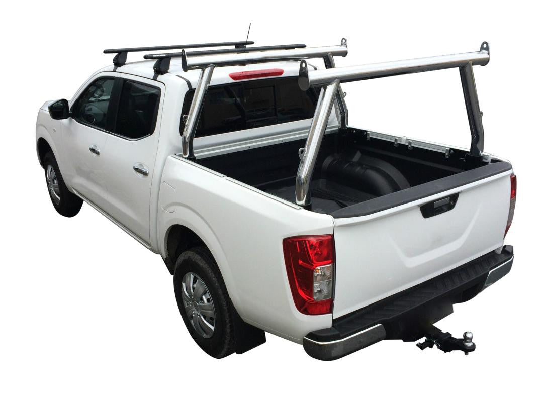  Set of 2 CHROME Universal Ladder Racks 