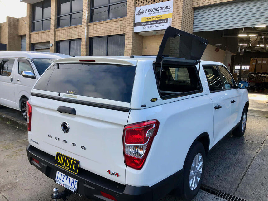 Canopy for SsangYong Musso XLV 2018-2025, FORCE PRO design enhancing functionality for work and adventure.
