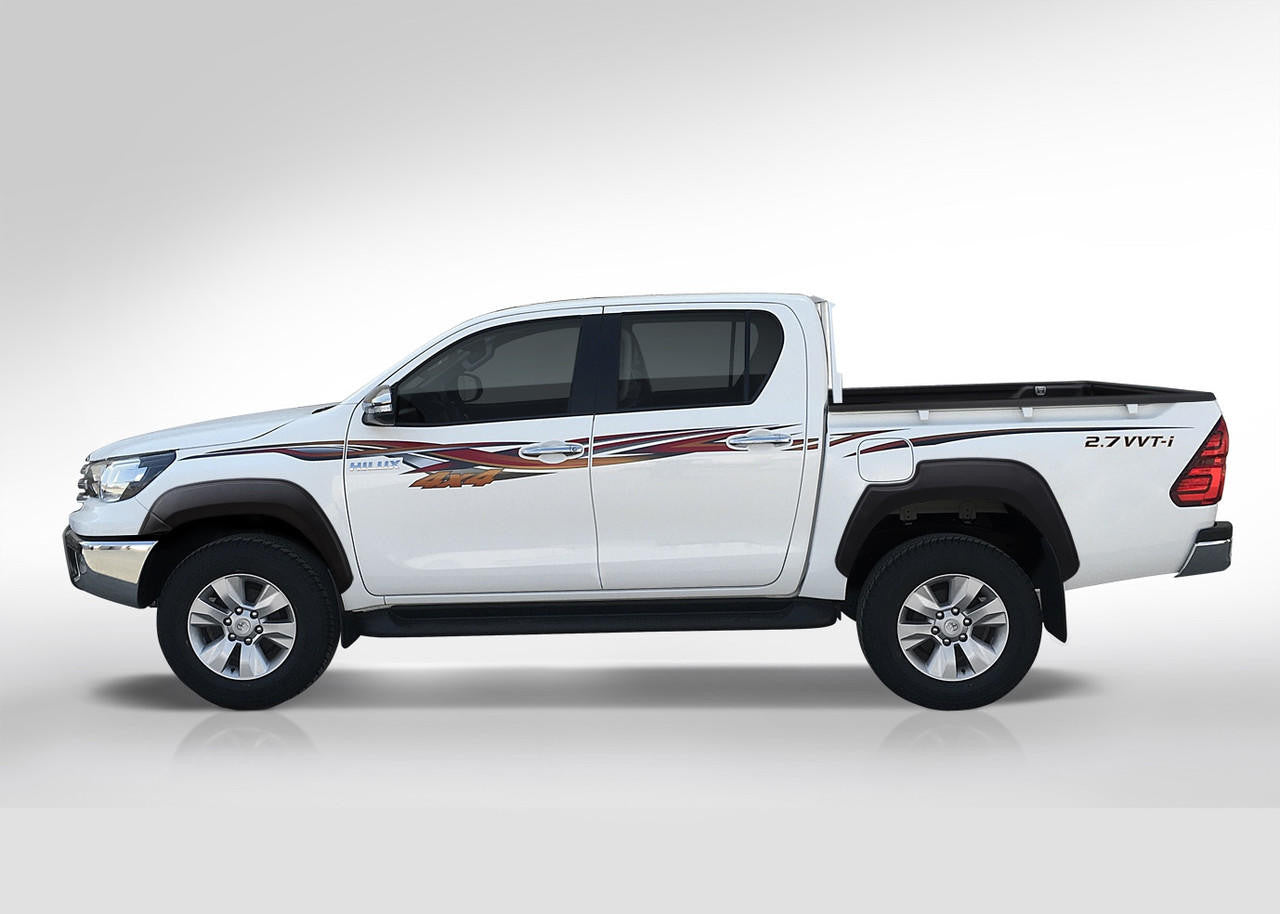 TOYOTA HILUX Textured Fender Flares For Toyota HiLux Double Cab Ute 2015-2023 