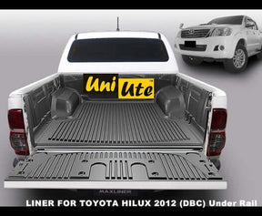 Tub liner for Toyota Hilux SR5 double cab 2004-2015 — custom-fit heavy-duty rubber | UniUte