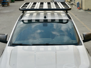  Universal Aluminium Flat Black Roof Rack 1.55m 