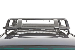  Universal Gutter Steel Wire Mesh Basket Roof Rack Black 1.6m 