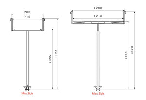  Universal Tow Bar Ladder / Canoe / Kayak Rack T-Rack 