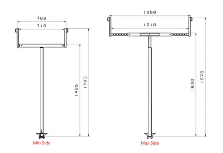  Universal Tow Bar Ladder / Canoe / Kayak Rack T-Rack 